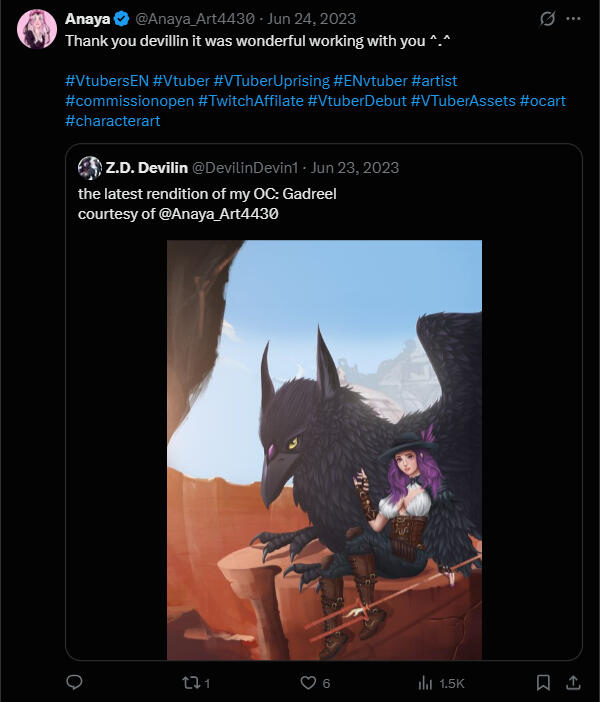 Big thanks! Devilin 💫